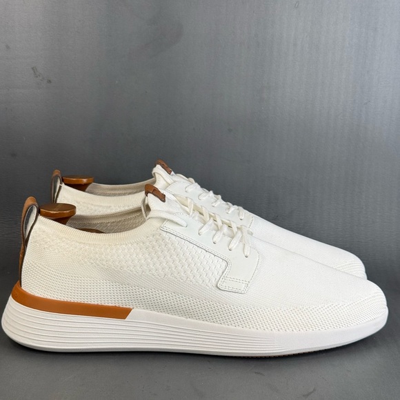 Wolf & Shepherd Men's white Swiftknit Derby Lace Up Sneaker shoes men’s size 13 - Picture 5 of 8
